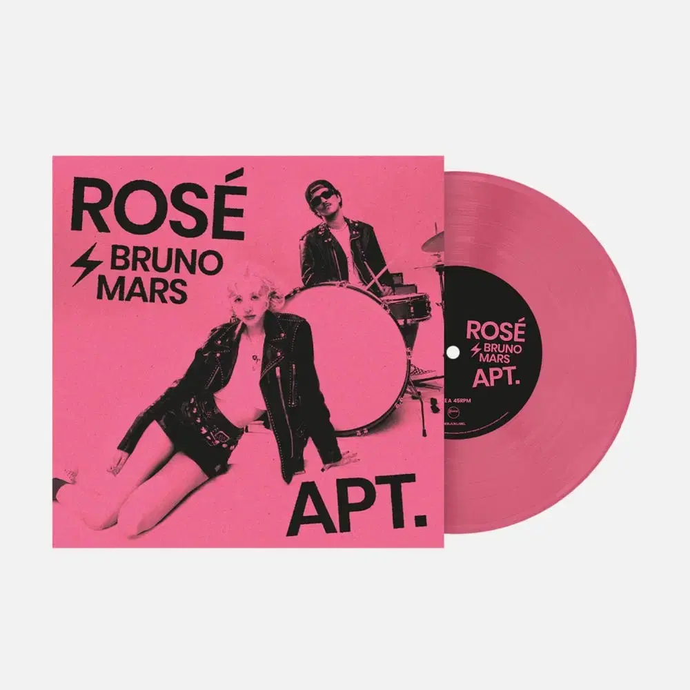 로제 Rose APT 아파트 7인치 LP VINYL(PINK) 공구